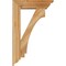 Ekena Millwork Imperial Traditional Rough Sawn Bracket w/ Offset Brace, Western Red Cedar, 6"W x 20"D x 32"H BKT0604X20X32IMP01RWR - alternate 2
